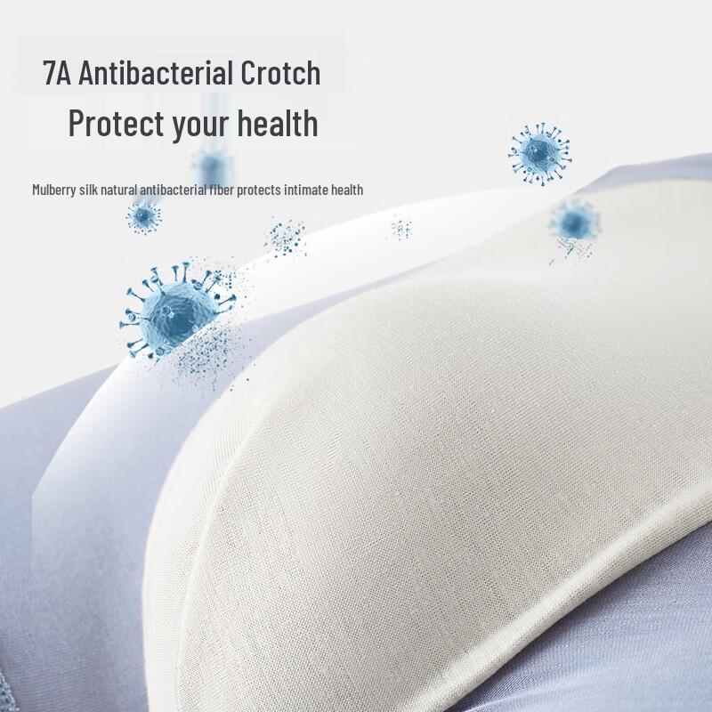 Hengyuanxiang Men's Large Size 7A Antibacterial Modal Boxer Briefs 4-Pack