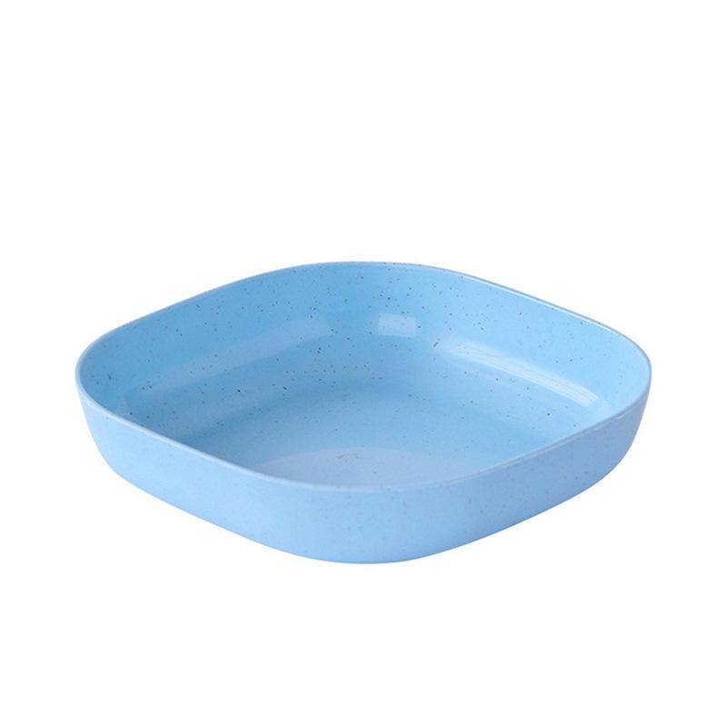 Пшеничная солома Тарелка для плевания костями Тарелка для плевания костями Квадратная тарелка для плевания костями Сухофрукты Фруктовая закуска Тарелка для ароматизаторов