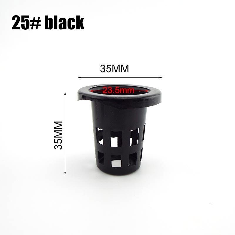 10pcs Hydroponic Mesh Pot Vegetable Planting Basket Soilless Cultivation Plastic Plant Rooter Cup Plant Cultivate Pot