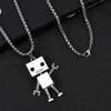 Steel Hip Hop Punk Heavy Industry Man Necklace Metal Pendant Choker Robot Necklace Birthday Present
