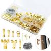 175-Piece Wall Hook Set for Picture Frames, Hanging Hardware for Drywall, Sawtooth Hanging, Screws Included, Storage Case Included, Multifunctional Fo