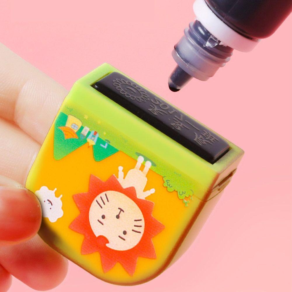 Мультфильм Водонепроницаемый DIY Детская Одежда Книги Маркировка Дети Имя Штамп