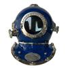 Anchor US Navy Deep Sea Blue Diver's Helmet - Nautical Scuba Diving Gift