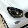 2 шт. Накладка на фару Левая Правая ABS Замена для Benz Smart 453 Fortwo Forfour 2015–2020 Стиль Карбоновое Волокно