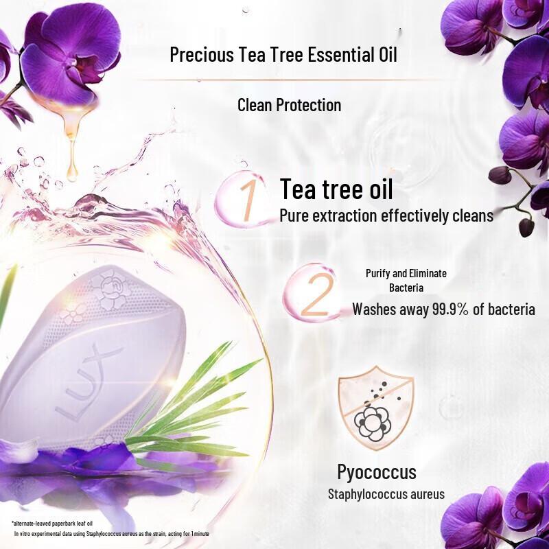 LUX Detox & Antibacterial Charming Lotus Skin Bar Soap