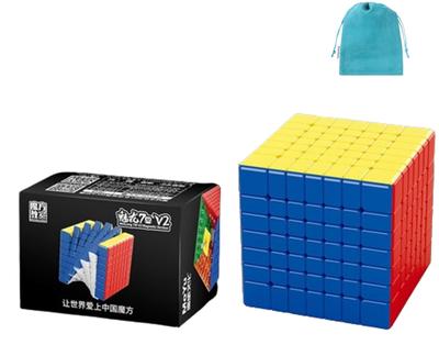Kancharo MFJS Meilong 7M V2 Магнитная версия [Чехол в комплекте/Оригинал] MoYu Cubing Classroom MeiLong Стикерless Куб для соревнований (7x7 M V2)