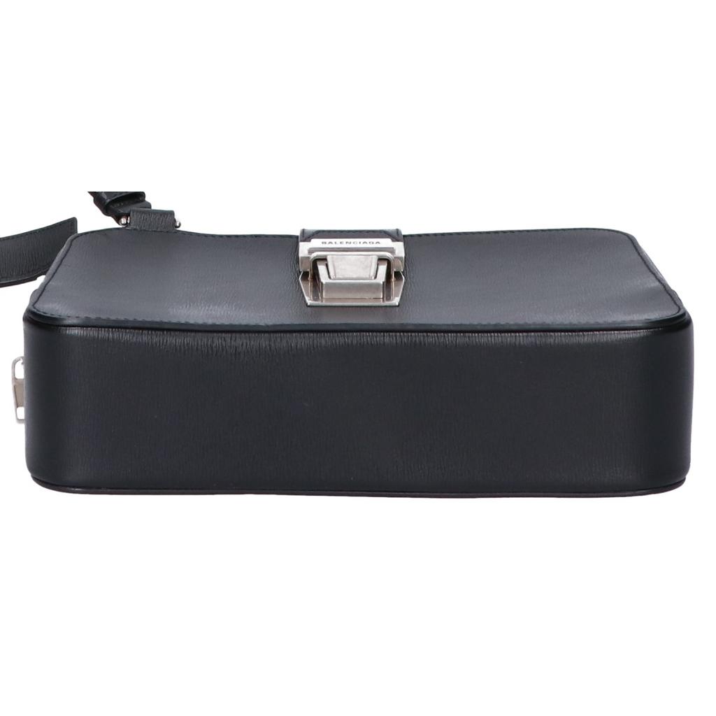 Balenciaga [Хорошее состояние] 637881 Сумка на плечо из кожи Tuck черная Б/у