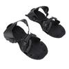 1 Pair Spike Sandals PU Lawn Aerator Shoes Grass Aerator Tool for Yard Garden Plants Health Black