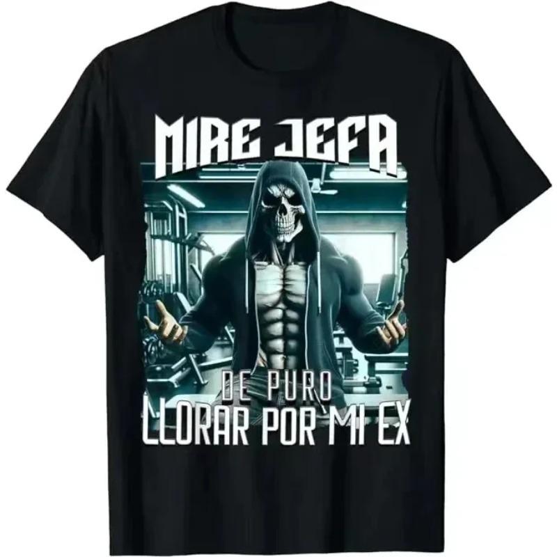 Леванто Фьеррос Порк: Calacas Chidas Gym Футболка Мужская мода Скелет Фитнес Упражнение Футболка Топы Муж Папа Новинка Подарки Футболки Мужские