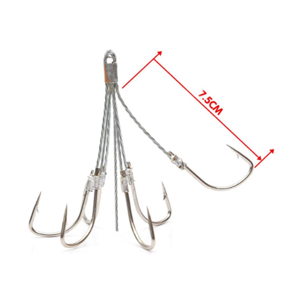 Головка из высокоуглеродистой стали Рыболовный крючок Тройные крючки Рыболовные крючки Восьмипалый крючок Крючки с когтями 5/6/8