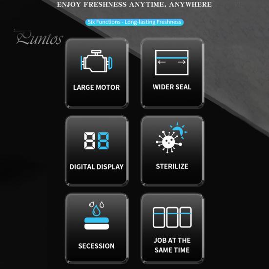 Полностью автоматический вакуумный упаковщик с УФ-стерилизацией, съемным основанием, цифровым дисплеем, мощной силой всасывания, упаковочной машиной для консервирования пищевых продуктов