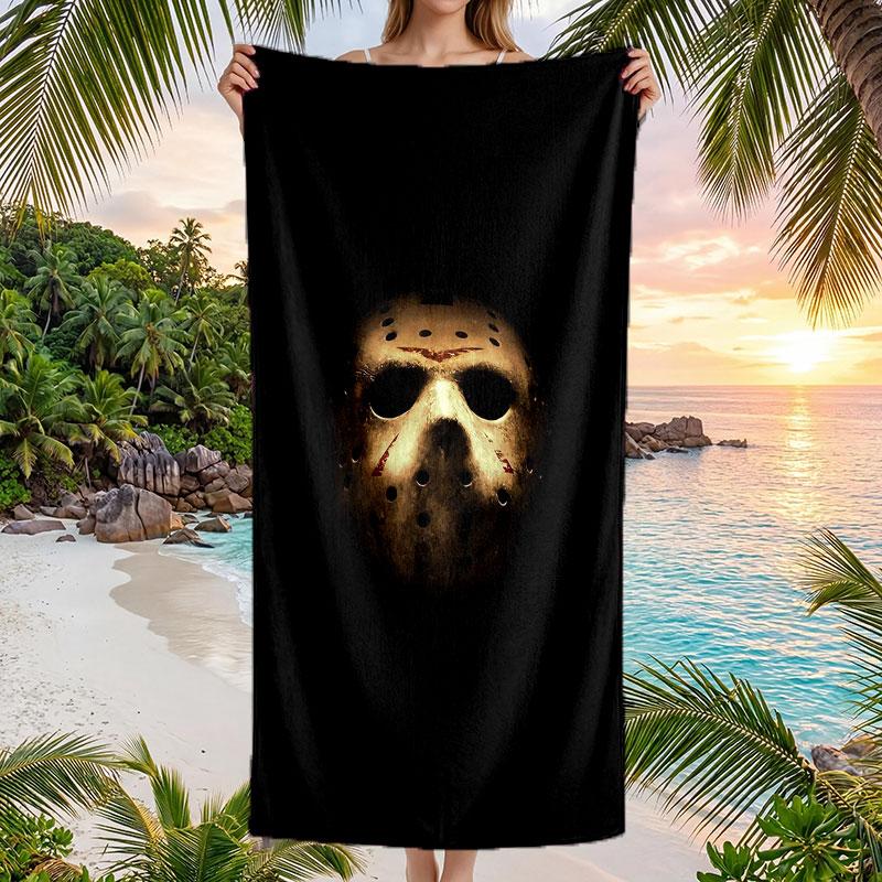 Large Beach Towel Quick Dry Absorbent Towel For Beach IndoorFriday the 13th Jason Voorhees