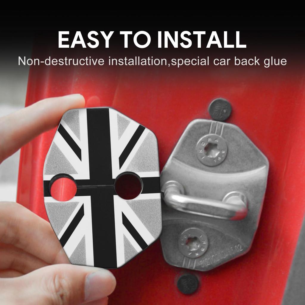 FDAIUN Car Door Striker Cover For BMW Mini R55 R56 R57 R58 R59 Custom