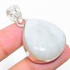 Радужный Лунный Камень Драгоценный Камень 925 Стерлинговое Серебро Подарок Ювелирное Изделие Подвеска 1,73"