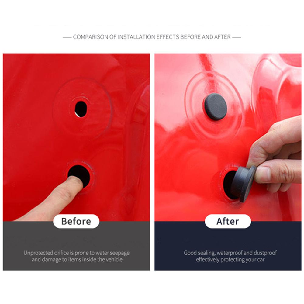 3Pcs Tailgate Rubber Plug Set For Jeep Wrangler JK JL 2007-2018