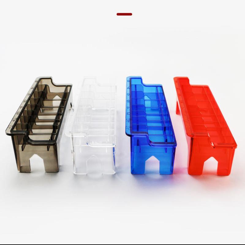 8 Grid Guide Limit Comb Storage Box Electric Hair Clipper Rack Holder Organizer Case Barber Salon Hairdressing Tools Drop Ship