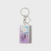 Акриловый брелок для удостоверения личности BT21 MANG Silver Edition