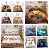 Hot Sell Duvet Cover Set Luxury Home Bed Clothes Creative Bedding Suit 3D Deer Paint Newly Fashion Pillowcase Duvets Cover