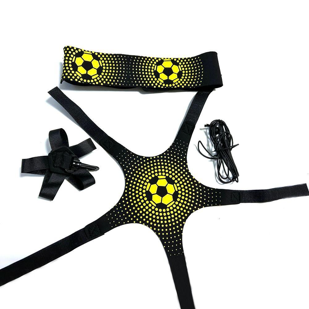 Adjustable Soccer Ball Juggle Bags Elastic Belt Soccer Trainer Belt Football Kick Trainer Practice