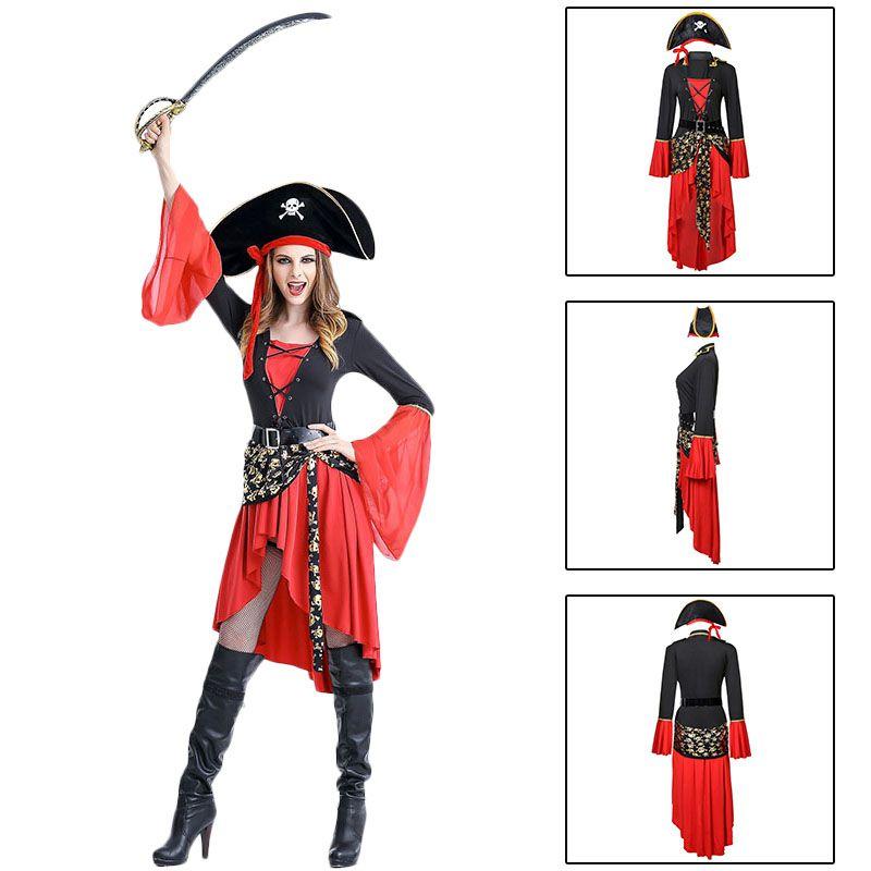 Вечерние костюмы для взрослых, пиратские костюмы, необычные карнавальные представления 