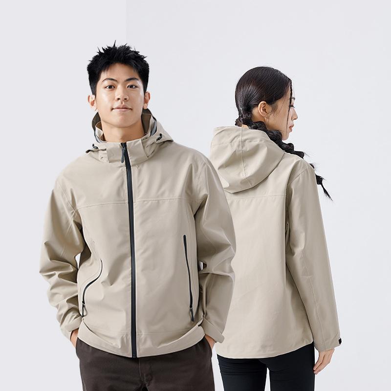 Однослойная куртка женская трехзащитная мужская для активного отдыха, альпинизма, легкая куртка