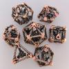 7pcs/set Hollow Dragon Dice Set Role-playing Game Polyhedral Dragon Dice Tabletop DND Game Party Accessories