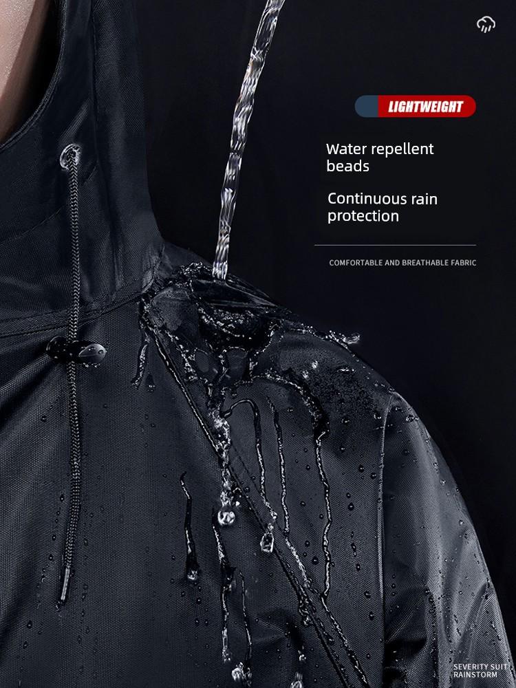 Windbreaker-Style Raincoat for Women, Long Full-Body Rain Protection Against Heavy Rain, Suitable for Electric Scooter Riders, Adult One-Piece Riding