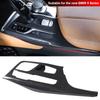 Carbon Fiber Style ABS Plastic Car Center Console Gear Shift Panel Cover Trim for BMW 5 Series G30 2017-2018 Car Sticker