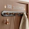 Настенная вешалка для одежды и крючок: Без сверления, Высокая грузоподъемность для кухни, ванной комнаты или прихожей.