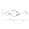 Metal Fashion Decoration Glasses Chic Harajuku Photography Fake Glasses  Cosplay Party