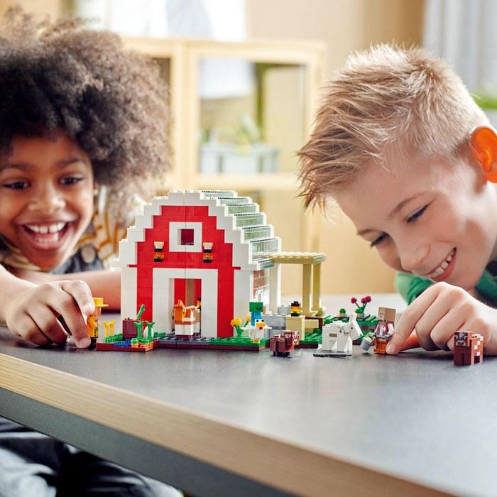 LEGO Minecraft Red Horse Stable 21187 Multicolor