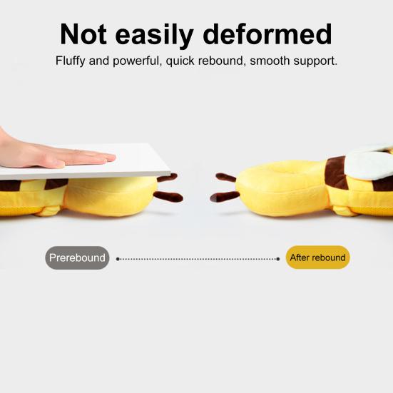 1 шт. Детская подушка против падения, подушка для поддержки головы и спины ребенка при ходьбе и наклонах, подушка для защиты от травм, в форме мультяшной пчелы