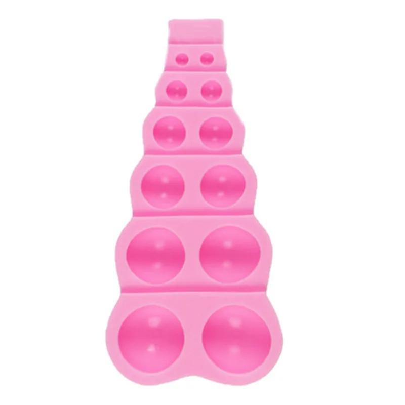 3D бусина жемчужина большая маленькая силиконовая форма полукруглая форма для торта конфеты шоколадная форма формы для выпечки