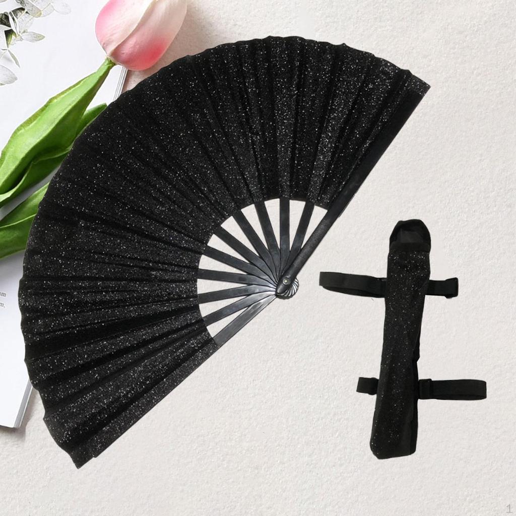 Китайский веер для кунг-фу с дизайном для концертов радиус 33 см