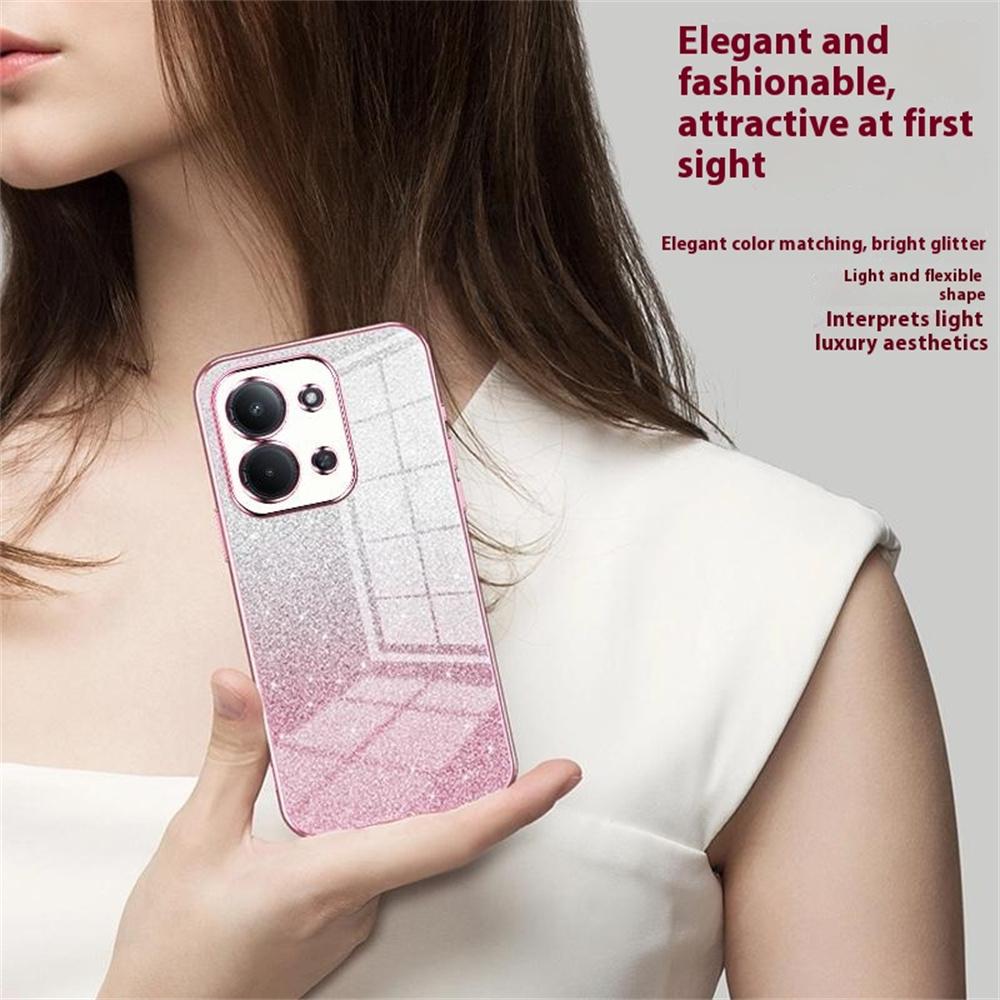 Чехол для телефона для Xiaomi Poco C85 4G (173мм) / Redmi 15C 4G (США) (173мм) / 15C 5G (США) (173мм) Электроplated Градиентный Блестящий ТПУ Чехол для Телефона