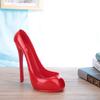 Novelty High Heel Shoe Wine Bottle Holder Storage Wine Rack Home Decor(Red)