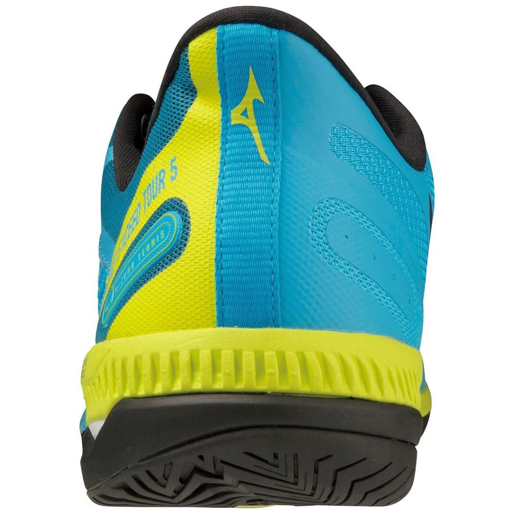 Tennis Shoes Wave Exceed TOUR 5 AC All Court Club Activities Lightweight Game Court Soft Light Cm 2E [Mizuno] Blue/Yellow/Black 23.0