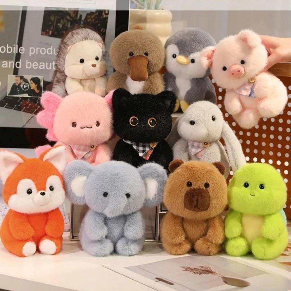 Elephant Plush Companion Doll 15cm Animal Plush Toy Fashion Stuffed Animal Pillow  Desk