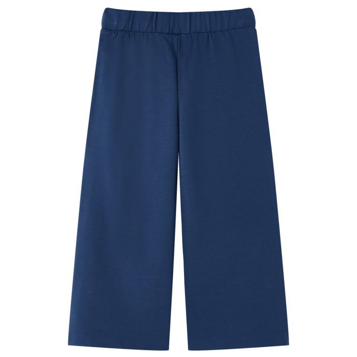 Pantalon à jambes larges pour enfants bleu marine 92/104/116/128/140