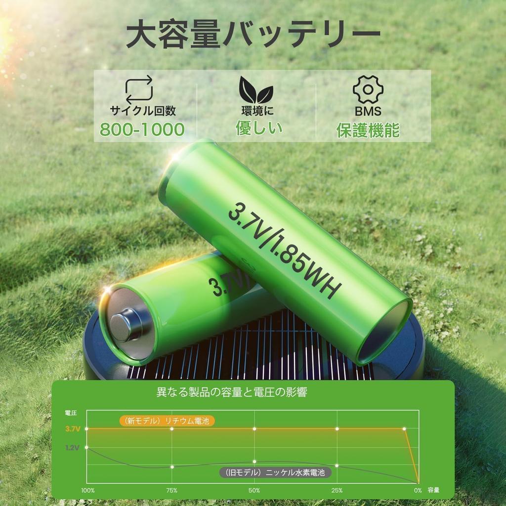 BITPOTT Outdoor Waterproof Solar Lights of Light Automatic 3 Garden Path Suitable for Flower and Landscapes (Set 4) IP65, Stylish, Bright, Sensor,