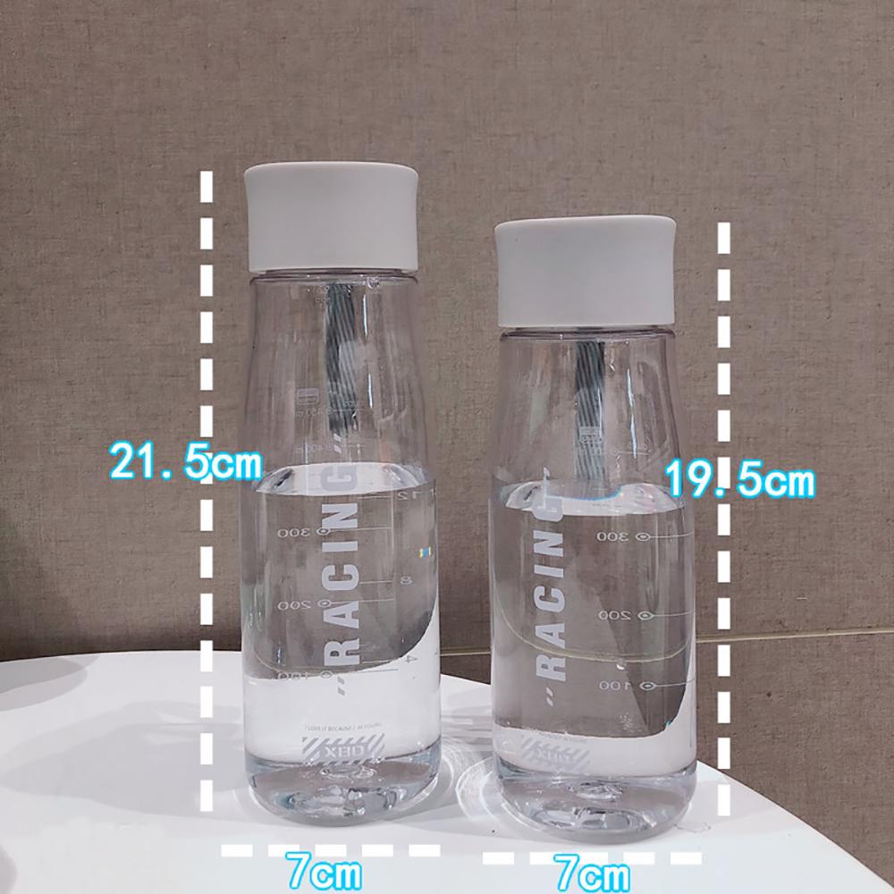 Portable Rope 550 650ml Plastic Clear Running Sports Water Bottle Cup Student Male Female Summer Handy Cup BPA Free