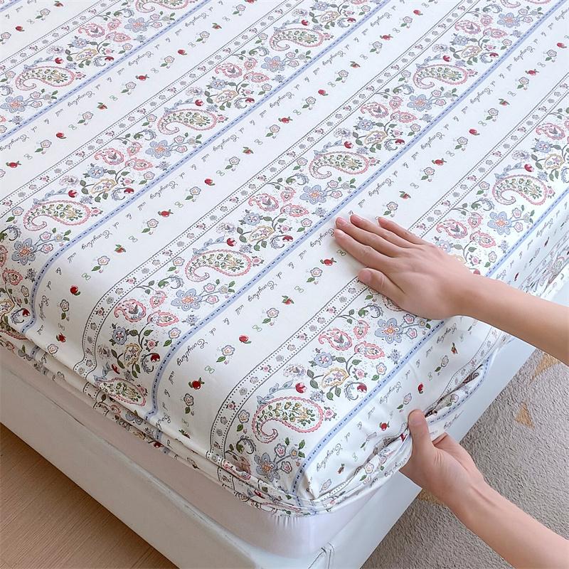 Простыня из 100% хлопка, мягкое покрывало, домашние эластичные простыни, постельное белье для взрослых и детей, sabanas para cama (Нет наволочки)