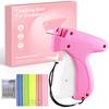 Mini Manual Quick Stitching Gun for Clothes Tagging, Handheld Fine Needle Sewing Tool with 5 Needles and Plastic Fasteners
