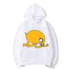 Adventure Time Animation TV Series Jake Cartoon Pattern Autumn and Winter Pullover for Men and Women Harajuku Fashion Street Clo