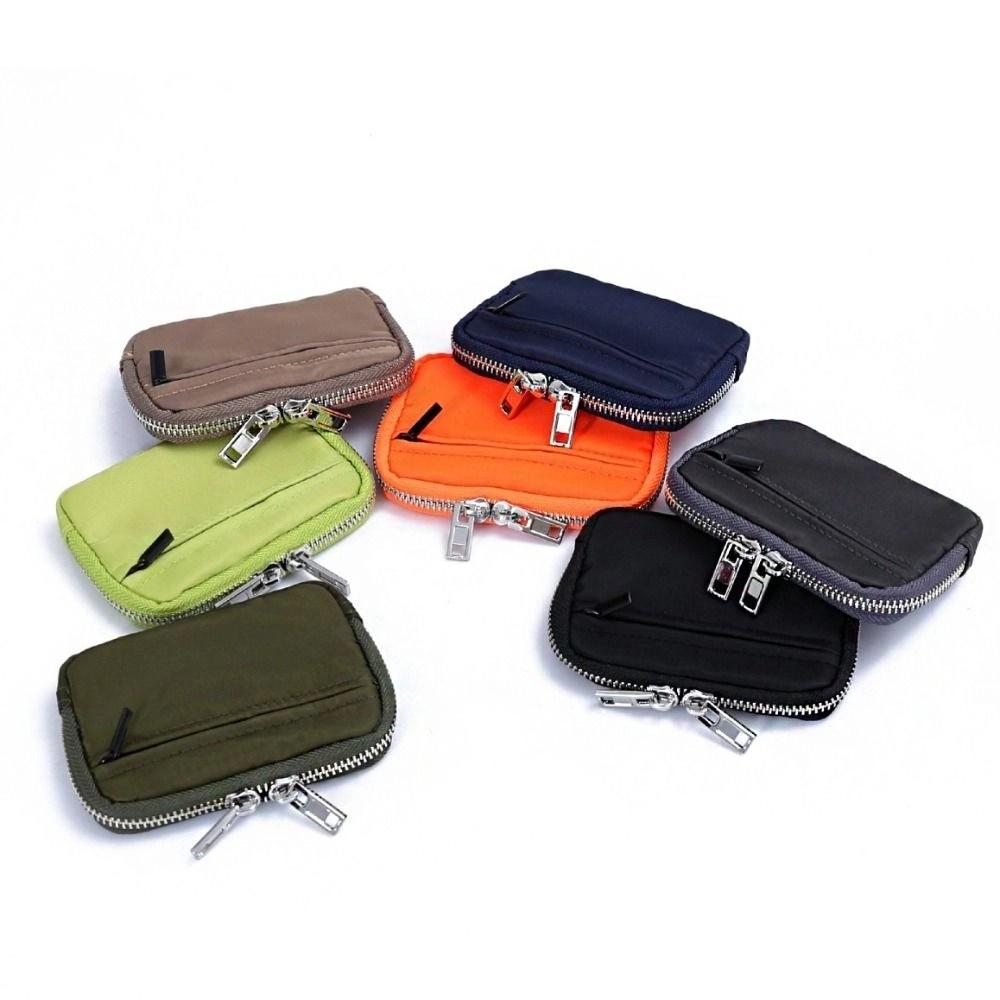 Card Holder Men Wallet Portable Mini Earbuds Storage Bag Multifunctional Nylon Coin Purse  Girls