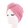 New Donut Turban Caps For Women Stretch Hijab Cap Muslim Soft Cotton Headscarf Bonnet Hat Ladies Headband Turbans Headwrap