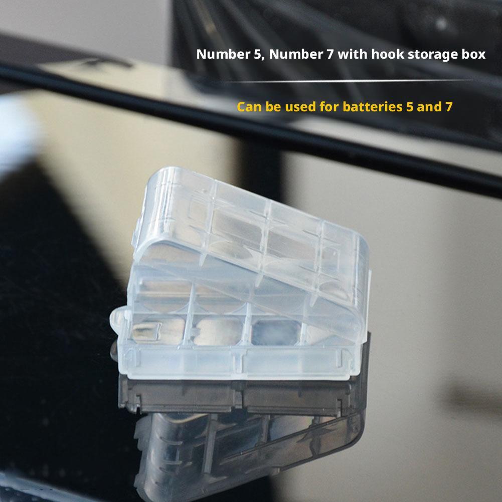 Ящик для хранения батареек 4/24 слота AA чехол для хранения батареек чехол для батареек прозрачный держатель органайзер F0G6