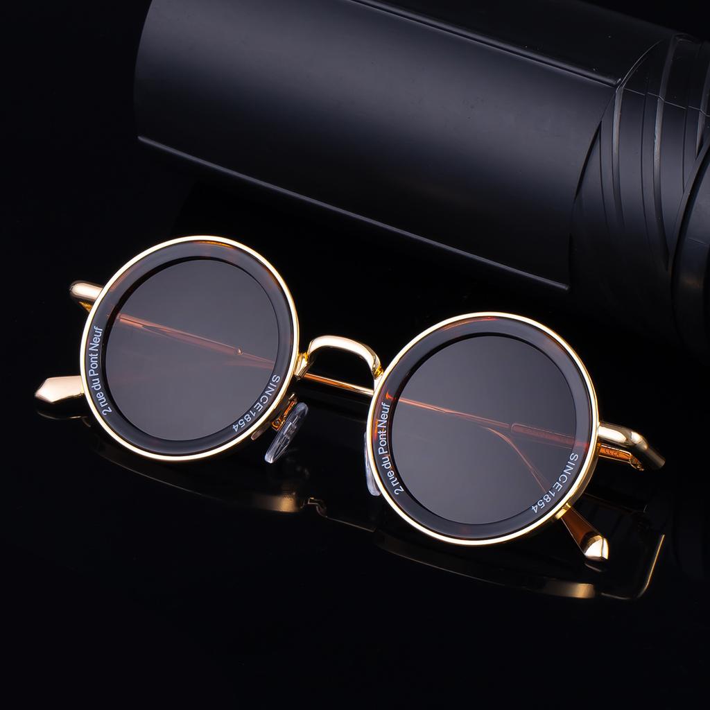 JYL TS Мужские круглые - Ретро Уникальные солнцезащитные очки ZS-98317