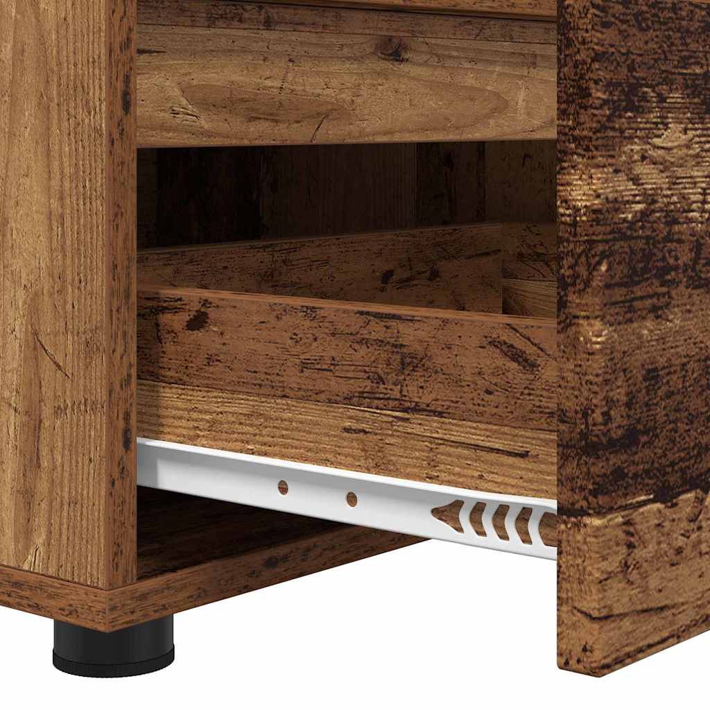 TV Stand Reclaimed Wood Look 100 x 48 x 43 cm Engineered Wood