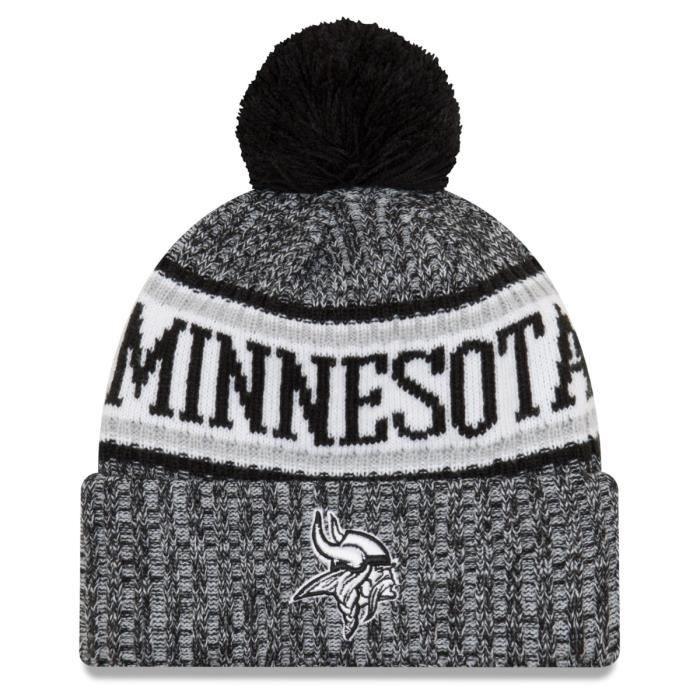 Chapeau - New Era - NFL Sideline 2018 - Minnesota Vikings - Doublure Polaire - Hiver - Sportswear